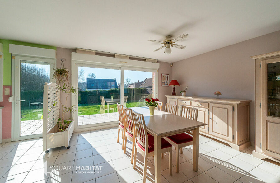 Maison plain pied + sous-sol complet