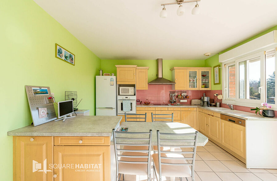 Maison plain pied + sous-sol complet