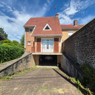 Maison individuelle 95 m² env. 3 chbres, sous-sol + jardin