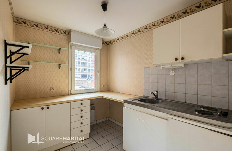 LILLE REPUBLIQUE / HYPERCENTRE : APPARTEMENT T2 DE 49M² AVEC TERRASSE ET BOX PRIVATIF