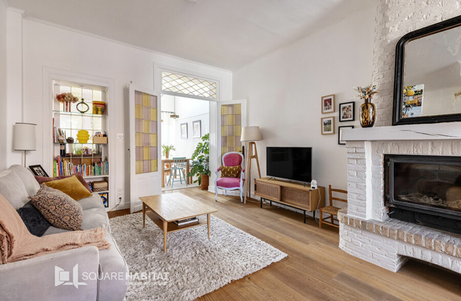Coup de coeur assuré ! Maison 1930 rénovée – 110 m² – 3 chambres – jardin