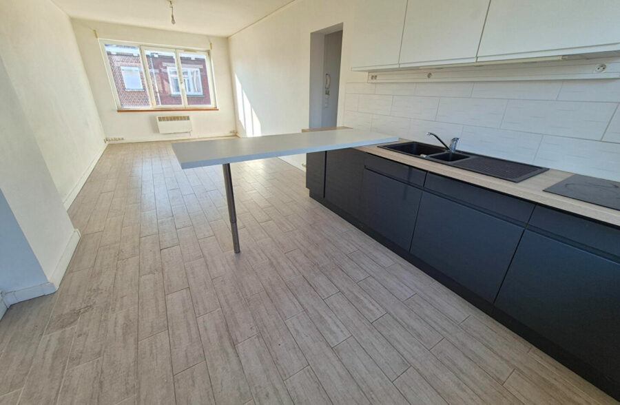 Métro Lomme Bourg : T2 de 44m2 lumineux et rénové