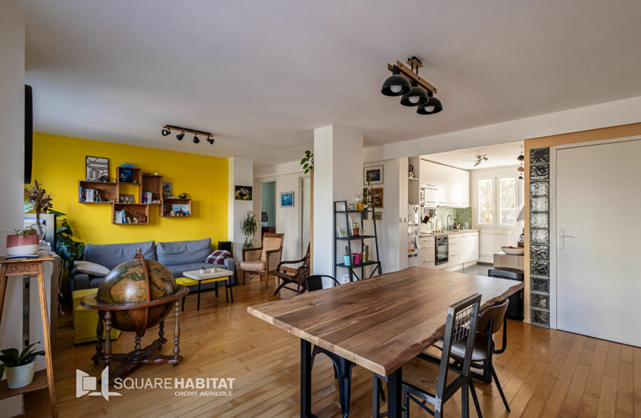 LILLE GRAND PALAIS : APPARTEMENT TYPE 4 DE 88,35M² AVEC PLACE DE PARKING ET CAVE