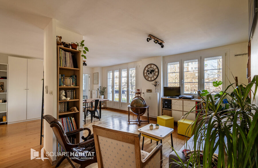 LILLE GRAND PALAIS : APPARTEMENT TYPE 4 DE 88,35M² AVEC PLACE DE PARKING ET CAVE