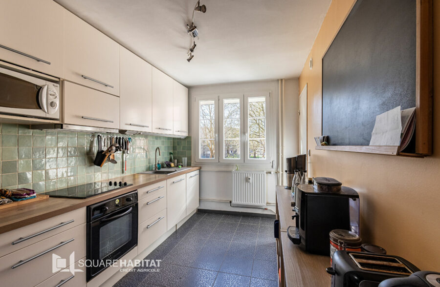 LILLE GRAND PALAIS : APPARTEMENT TYPE 4 DE 88,35M² AVEC PLACE DE PARKING ET CAVE