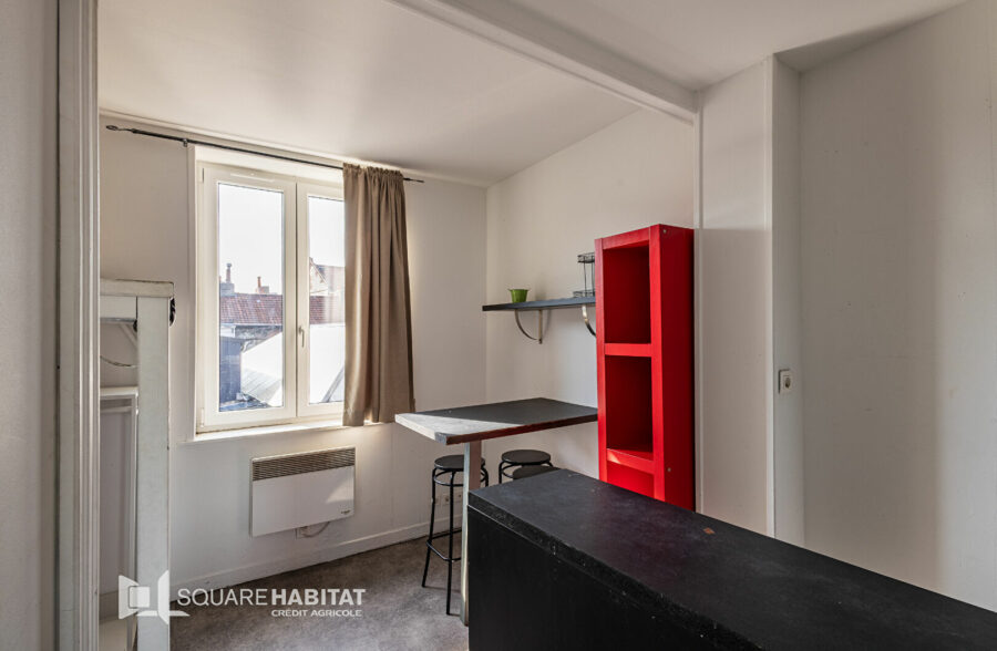 EXCLUSIVITE : PLACE DU MARCHE DE WAZEMMES : Studio de 15m²  en arrière de copropriété