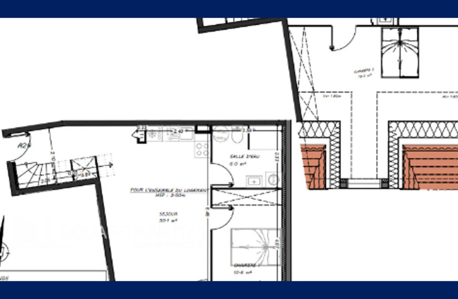 Appartement Stella Plage T3 Duplex cabine de 80m²
