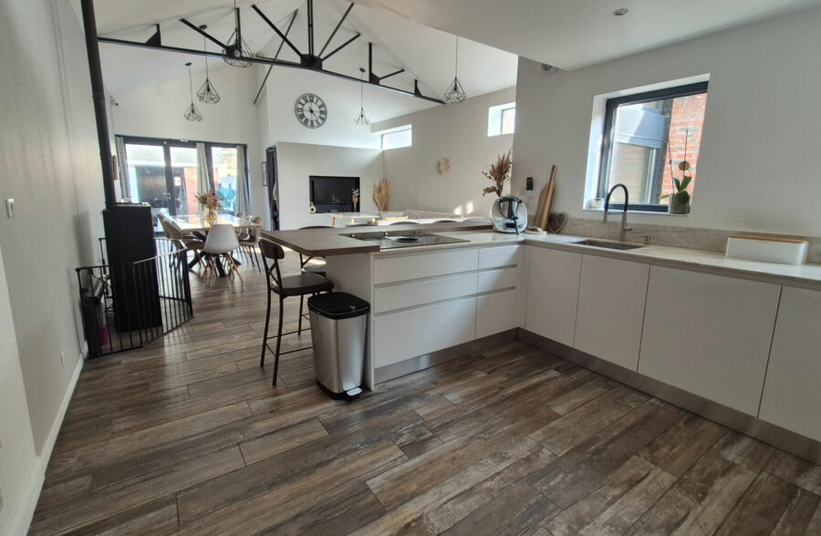 Loft individuel 5 pièces, 3 terrasses et garage 2 V.