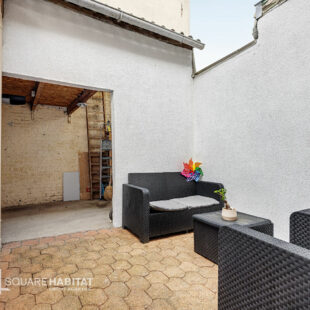 Wasquehal, Maison 2 chambres + bureau, cour et garage