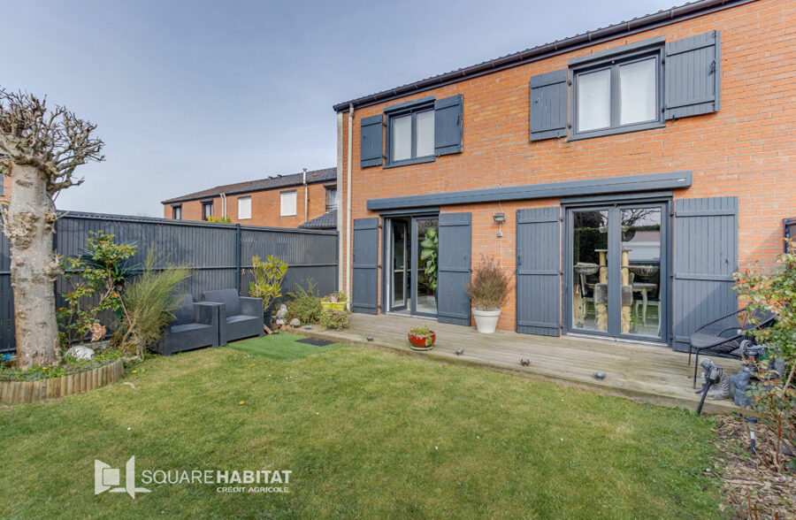 Maison 3 chambres garage  jardin sud-ouest secteur pont/monplaisir Marcq En Baroeul