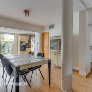 Maison semi individuelle  3 chambres jardin et garage