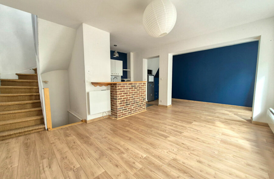 EXCLUSIVITÉ WAZEMMES – SAINT-MICHEL : CHARMANT T2 BIS EN TRIPLEX AVEC TERRASSE PRIVATIVE