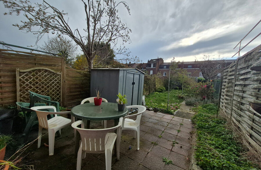 LOOS – CENTRE VILLE – MAISON – 3 CHAMBRES POSSIBILITE 4 – JARDIN