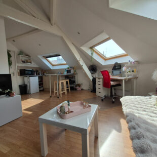 Charmant studio sous les toits – Dernier étage – 23 m² au sol – Idéal investisseur !