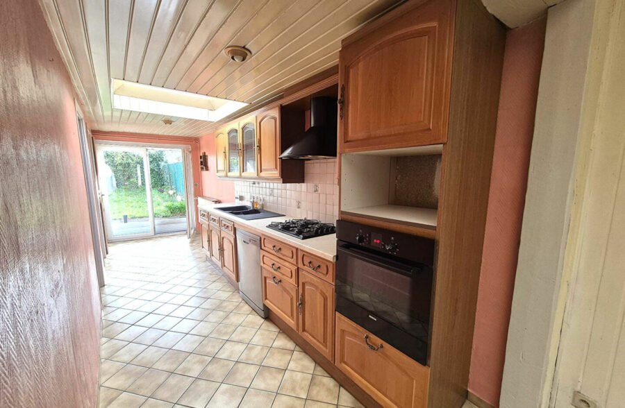 Halluin Centre – Maison – 2 chambres + bureau – Jardin