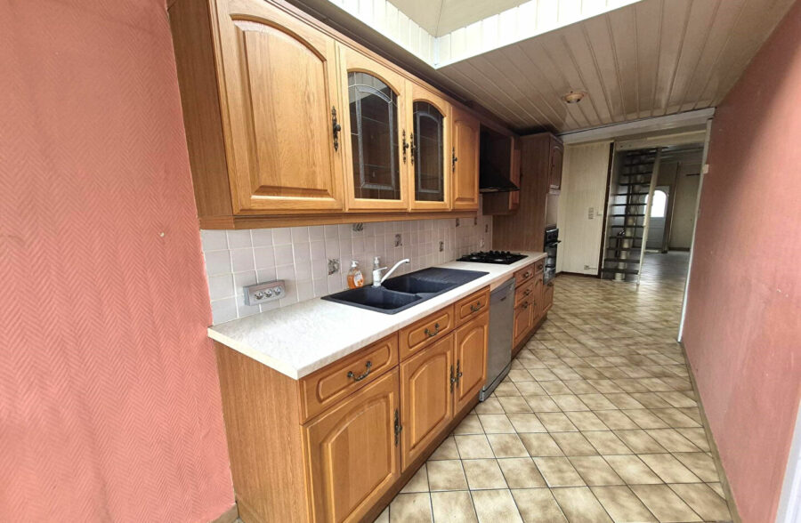 Halluin Centre – Maison – 2 chambres + bureau – Jardin