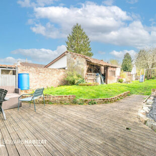 Coup de coeur  Maison individuelle rénovée 115 m², jardin et poêle à pellets