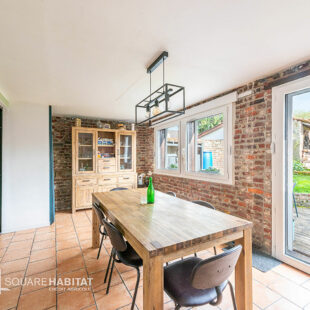 Coup de coeur  Maison individuelle rénovée 115 m², jardin et poêle à pellets