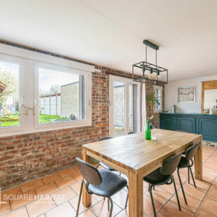 Coup de coeur  Maison individuelle rénovée 115 m², jardin et poêle à pellets