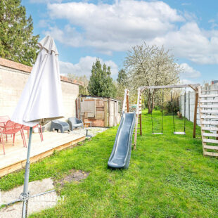 Coup de coeur  Maison individuelle rénovée 115 m², jardin et poêle à pellets