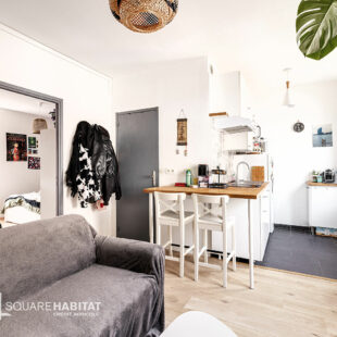 LILLE THEATRE SEBASTOPOL : T2 traversant de 32m² dernier étage