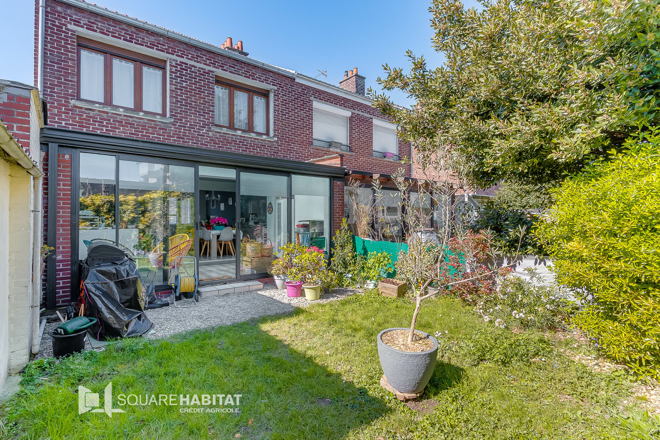 LEZENNES – MAISON – JARDIN – GARAGE – 3 CHAMBRES