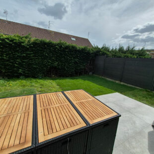 Maison de lotissement – Leers 3 chambres + suite parentale – jardin – garage + parking