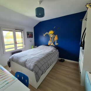 Maison de lotissement – Leers 3 chambres + suite parentale – jardin – garage + parking