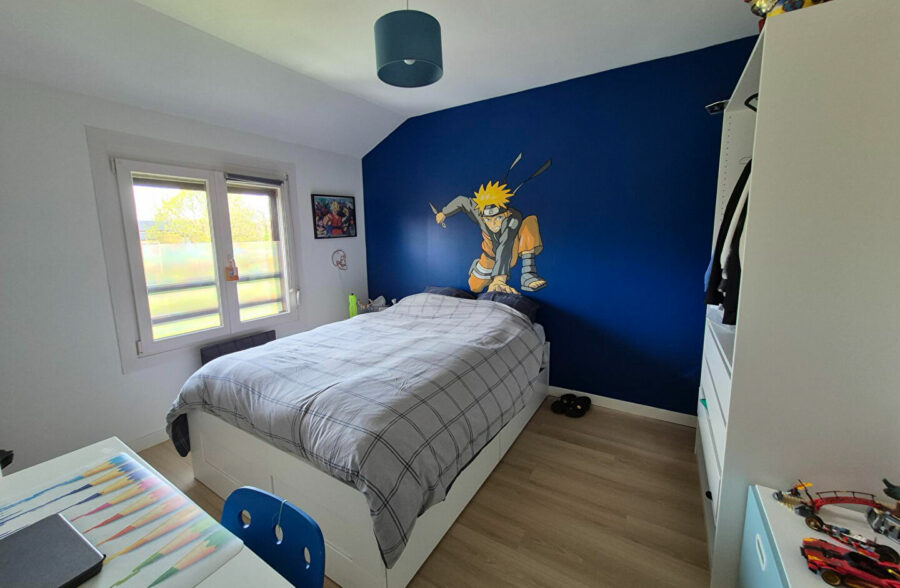 Maison de lotissement – Leers 3 chambres + suite parentale – jardin – garage + parking