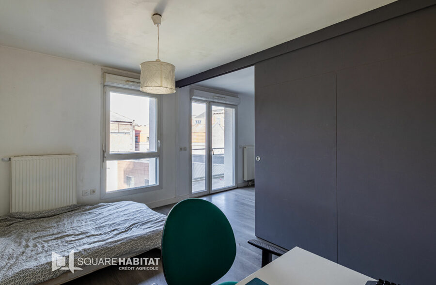 Type 2 de 41 m² avec balcon et parking – Résidence récente – Lille Moulins