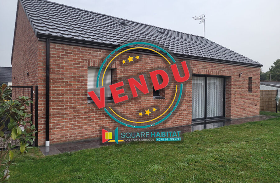 Maison plain pied à Hasnon