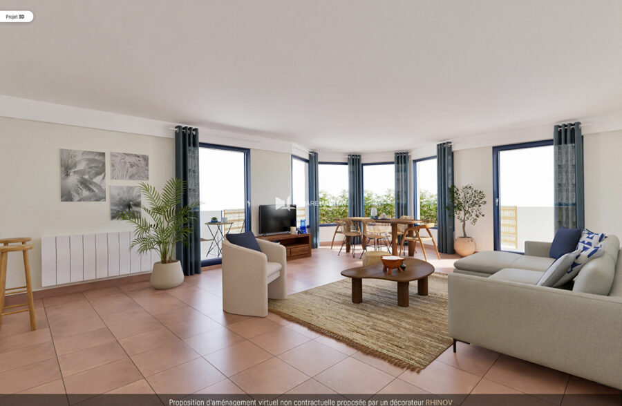 Appartement 4 pièces 93m2 FACE MER