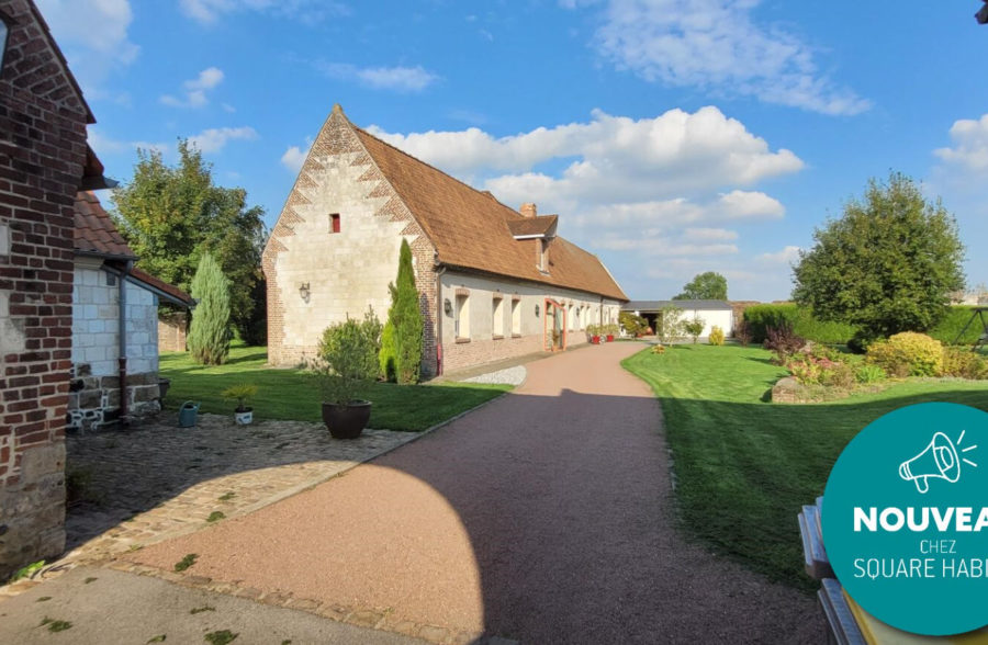 Propriété en pierres blanches