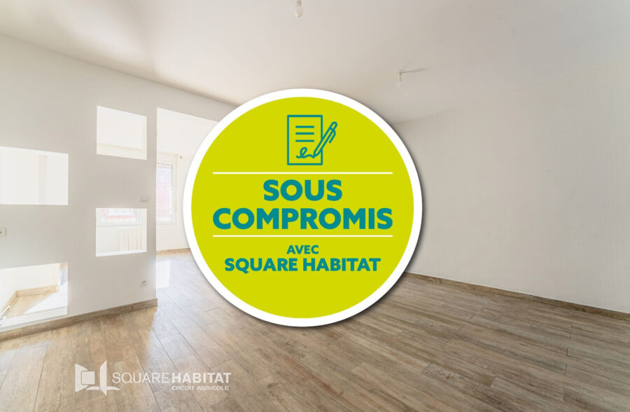 Maison 93m² ,3 chambres, cour  Sous compromis 