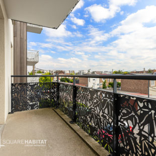 Appartement Saint Andre Lez Lille , balcon sud, 2 chambres, 2 places de parking