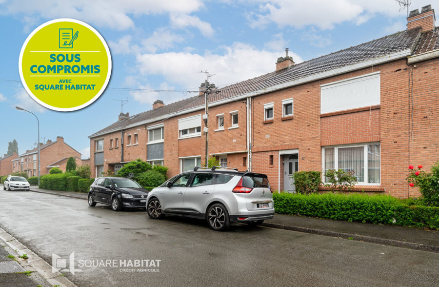 Lambersart – Chateaux Verghelles – Maison bâtir en très bel état avec beau jardin et garage  Sous compromis 