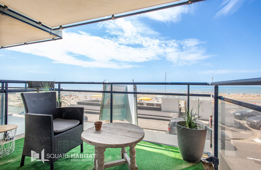 Appartement T2 idéalement situé en front de mer de Merlimont Plage
