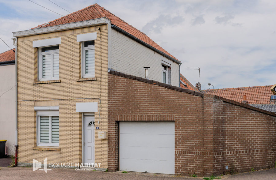 Maison Courcelles-les-lens 107 m² 3 chambres cour garage