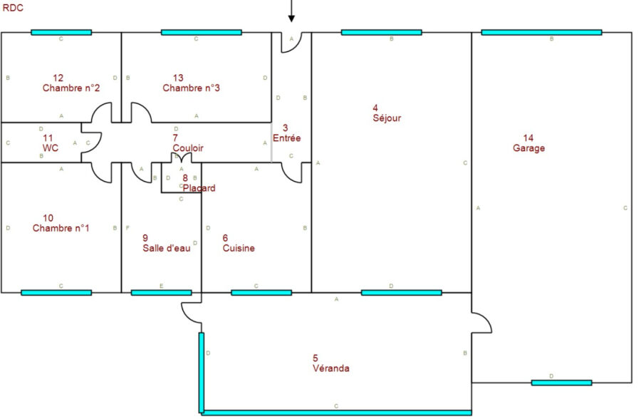 Maison proche de Bucquoy 6 pièce(s) 110 m2