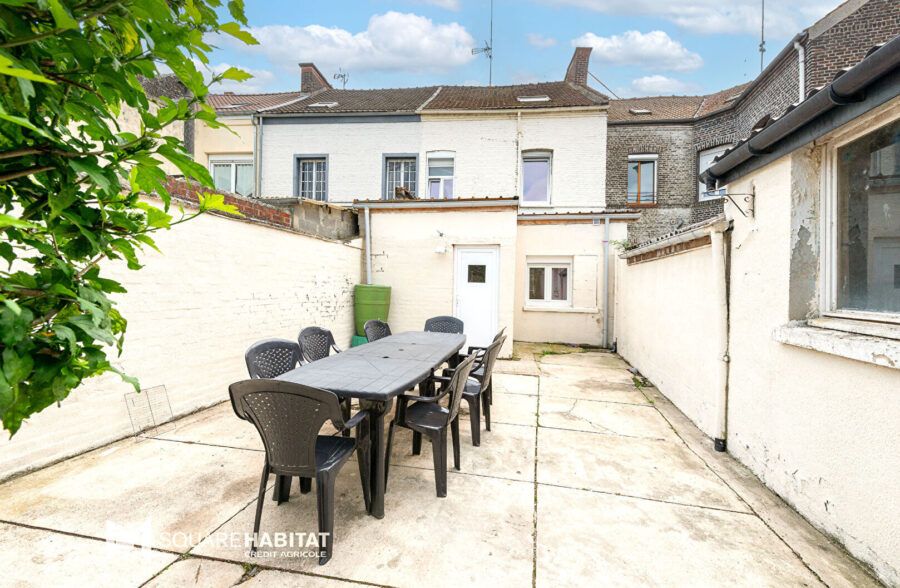 Maison Denain 130m², 4 chambres, jardin