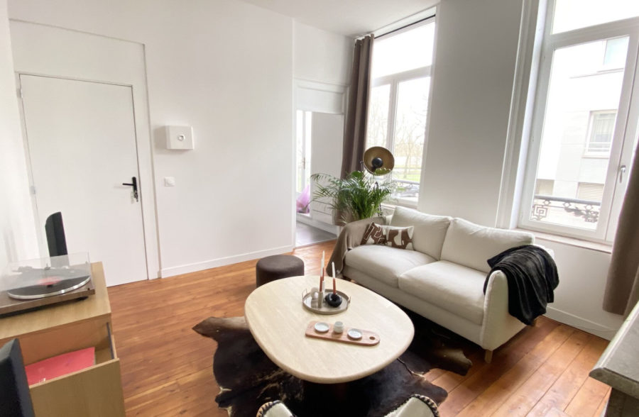 VIEUX-LILLE ESPLANADE : APPARTEMENT DE TYPE 2 RENOVE CHARME DE L’ANCIEN