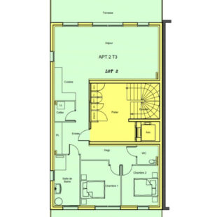 Magnifique appartement 2 chambres avec terrasses à quelques pas de la plage de Stella