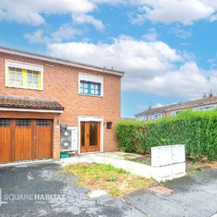 Maison semi-individuel, 3 chambres, jardin, garage.