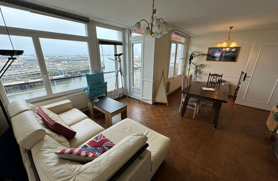 Appartement avec vue imprenable sur le port de Boulogne