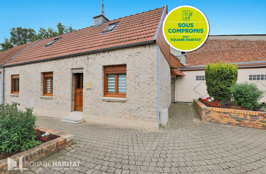 Semi plain pied à Montigny En Gohelle 3 chambres cour grand garage