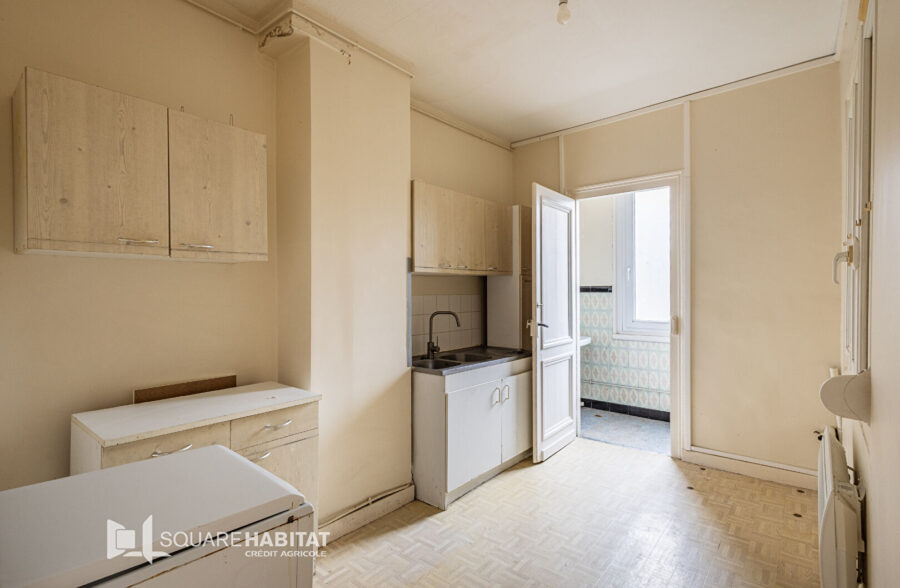 APPARTEMENT T2 DE 48M² TRAVERSANT – PARC JEAN BAPTISTE LEBAS