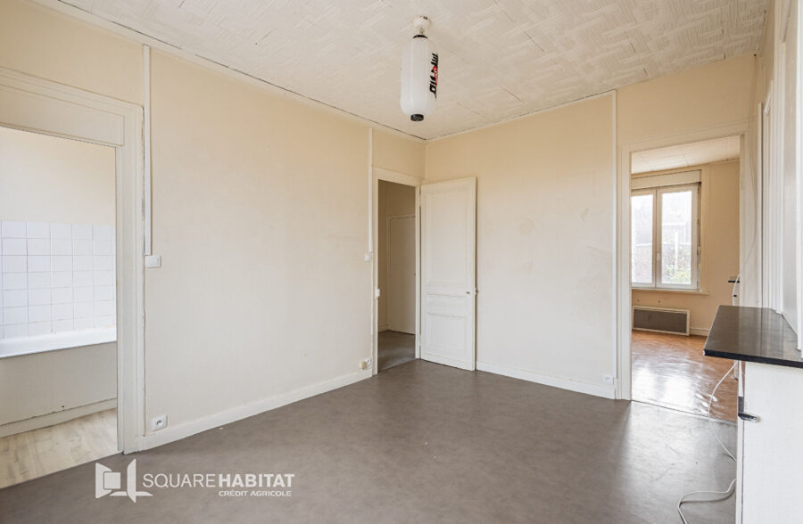 APPARTEMENT T2 DE 48M² TRAVERSANT – PARC JEAN BAPTISTE LEBAS