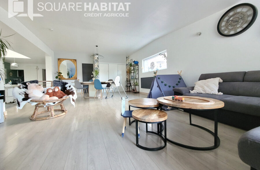 Maison semi plain pied 3 Chambres + Mezzanine + Bureau