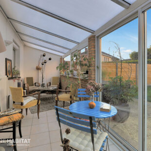 Plain pied semi-individuel avec jardin et garage