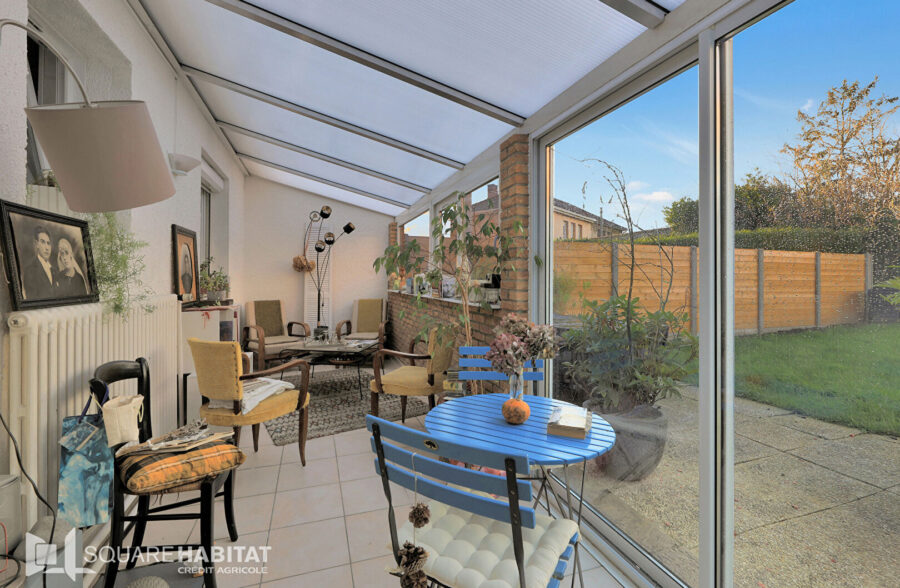 Plain pied semi-individuel avec jardin et garage